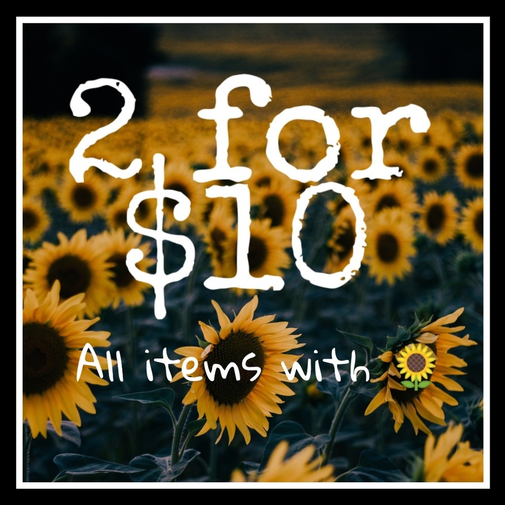 2 items for $10!!